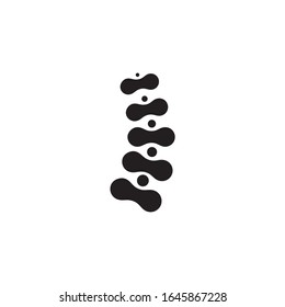 Chiropractic clinic logo design vector template illustration