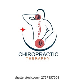 chiropractic icon physiotheraphy icon art vector