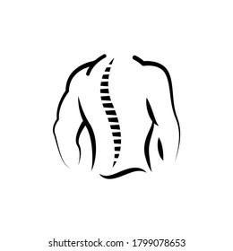 Chiropractic icon symbol vector illustration