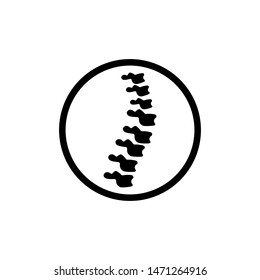 chiropractic icon vector symbol illustration