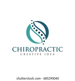 Chiropractic Logo Stock Vector (Royalty Free) 685290040