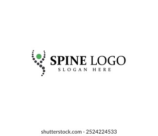 Chiropractic logo design element vector with creative concept