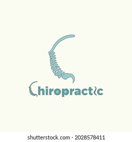 Chiropractic Logo Design And Latter C. Spine Logo Template. Spinal Icon. Backbone Icon. Physio Therapy Fit For Chiropractor Therapy, Physiotherapy, Doctor, Patient, Medical, 