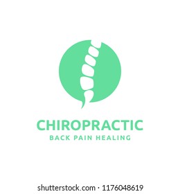 Chiropractic Logo Design. Spine Logo Template. Spinal Icon. Backbone Icon. Physio Therapy