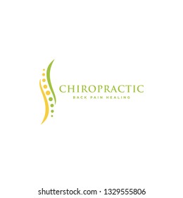 Chiropractic Logo Design. Spine Logo Template. Spinal Icon. Backbone Icon. Physio Therapy Logo