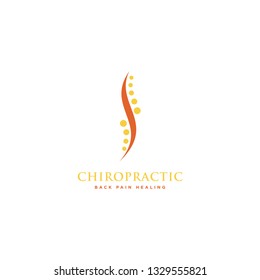 Chiropractic Logo Design. Spine Logo Template. Spinal Icon. Backbone Icon. Physio Therapy Logo