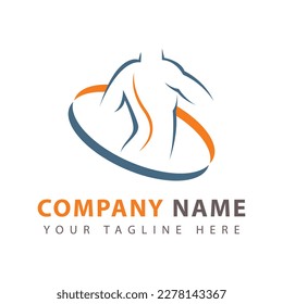 Chiropractic Logo Design Template, Emblem, Design Concept, Creative Symbol, Bone health Icon.