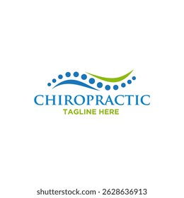 Chiropractic logo, design template. Trendy style, vector eps 10
