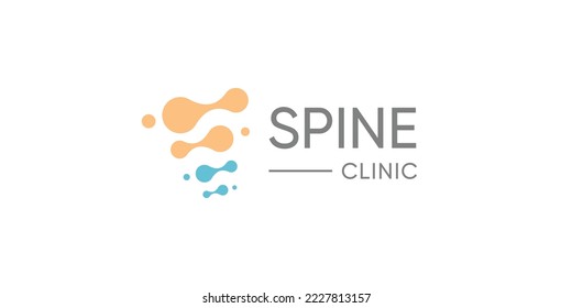 Chiropractic logo design unique idea concept