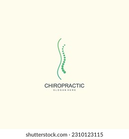 Chiropractic logo design unique idea concept