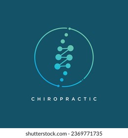 Chiropractic logo design vector element with modern style - Shutterstock ID 2369771735