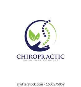 Chiropractic Logo Icon Design Vector