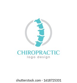 Chiropractic Logo and Icon Vector Template
