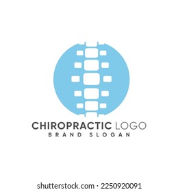 Chiropraktisches Logo mit modernem Design, Premium-Vektorgrafik