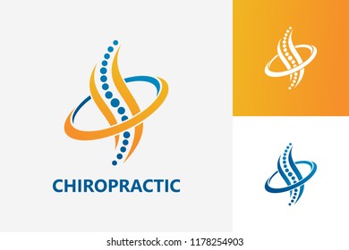 Chiropractic Logo Template Design Vector, Emblem, Design Concept, Creative Symbol, Icon