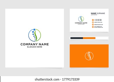 Vector de diseño de plantillas de logotipo quiropráctico, Emblema, concepto de diseño, símbolo creativo, icono