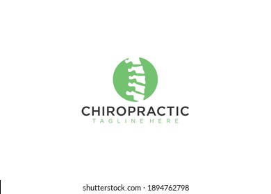 Chiropractic Logo Template Simple Design