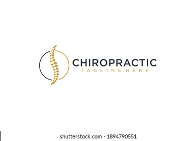 Chiropractic Logo Template Simple Design