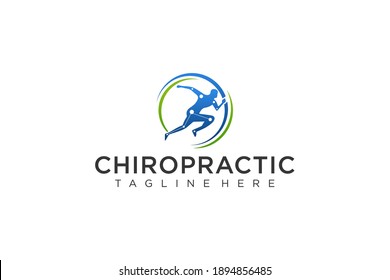 Chiropractic Logo Template Simple Design