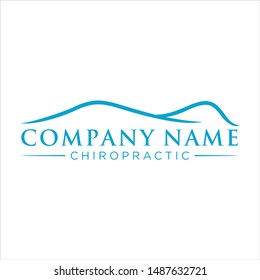 Chiropractic Logo Template. Vector EPS 10.