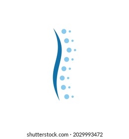 chiropractic logo template vector icon