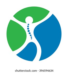 chiropractic logo vector.