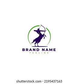 Chiropractic logo vector design template, centaur logo