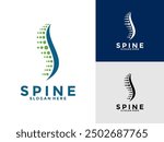 Chiropractic spine logo design, Abstract Spine , Backbone logo vector template