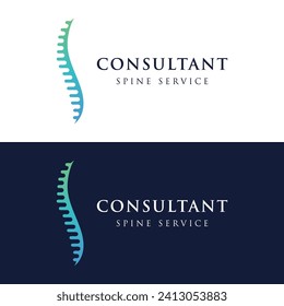 Chiropractic spine logo design.Logo for nursing, massage, business and medicine.