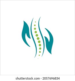 chiropractic symbol Vector icon design illustration Template
