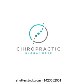 chiropractic symbol vector icon logo design