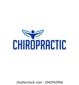 Chiropractic vector logo. Eps08.