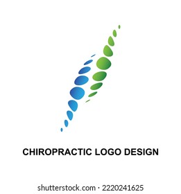 Chiropractic Vector Logo Graphic Design