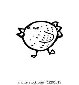 chirping bird cartoon