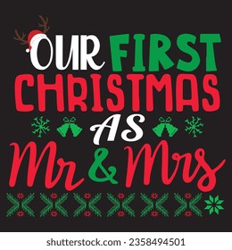 
Chirstmas Typography Design. Printing For Tshirt, Sweatshirt, Mug, Banner, Poster etc.