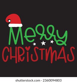 
Chirstmas Typography Design. Printing For Tshirt, Sweatshirt, Mug, Banner, Poster etc.