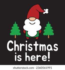 
Chirstmas Typography Design. Printing For Tshirt, Sweatshirt, Mug, Banner, Poster etc.
