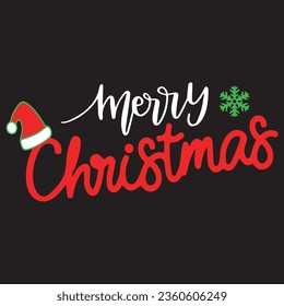 
Chirstmas Typography Design. Printing For Tshirt, Sweatshirt, Mug, Banner, Poster etc.