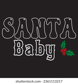 

Chirstmas Typography Design. Printing For Tshirt, Sweatshirt, Mug, Banner, Poster etc.