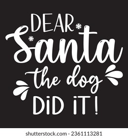 

Chirstmas Typography Design. Printing For Tshirt, Sweatshirt, Mug, Banner, Poster etc.