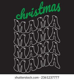 
Chirstmas Typography Design. Printing For Tshirt, Sweatshirt, Mug, Banner, Poster etc.