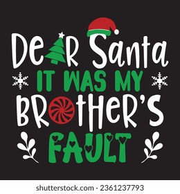 
Chirstmas Typography Design. Printing For Tshirt, Sweatshirt, Mug, Banner, Poster etc.