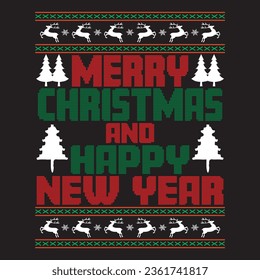 
Weihnachten Typografie Design. Druck für T-Shirt, Sweatshirt, Mug, Banner, Poster etc.
