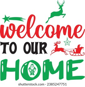 
Chirstmas Typography Design. Printing For Tshirt, Sweatshirt, Mug, Banner, Poster etc.
