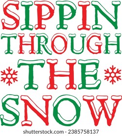 
Chirstmas Typography Design. Printing For Tshirt, Sweatshirt, Mug, Banner, Poster etc.
