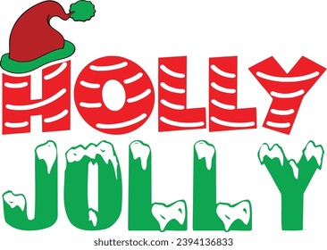 
Chirstmas Typography Design. Printing For Tshirt, Sweatshirt, Mug, Banner, Poster etc.