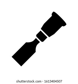 Chisel icon design template, vector icon designed in flat style isolated on white background, solid icon vector design, can be used for web and various needs of your project