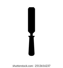 Ícone de cinzel ilustrado no plano de fundo