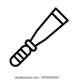 Chisel icon illustration in line style. Perfect for website mobile app presentation. Suitable for any user interface and user experience - Powered by Shutterstock - Get 15% off with code: PIKWIZARD15