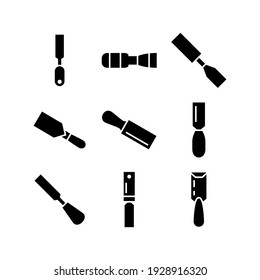 chisel icon or logo isolated sign symbol vector illustration - Collection of high quality black style vector icons
